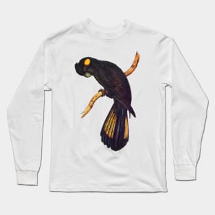 Yellow-tailed Black Cockatoo Long Sleeve T-Shirt